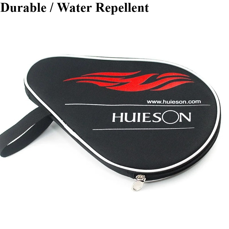 Table Tennis Backhand - กระเป๋าใส่ไม้ปิงปองแบบพกพา ซับแรงกระแทก ป้องกันไม้ปิงปอง กันน้ำ ผ้าอ็อกซ์ฟอร์ด กระเป๋าเก็บของ