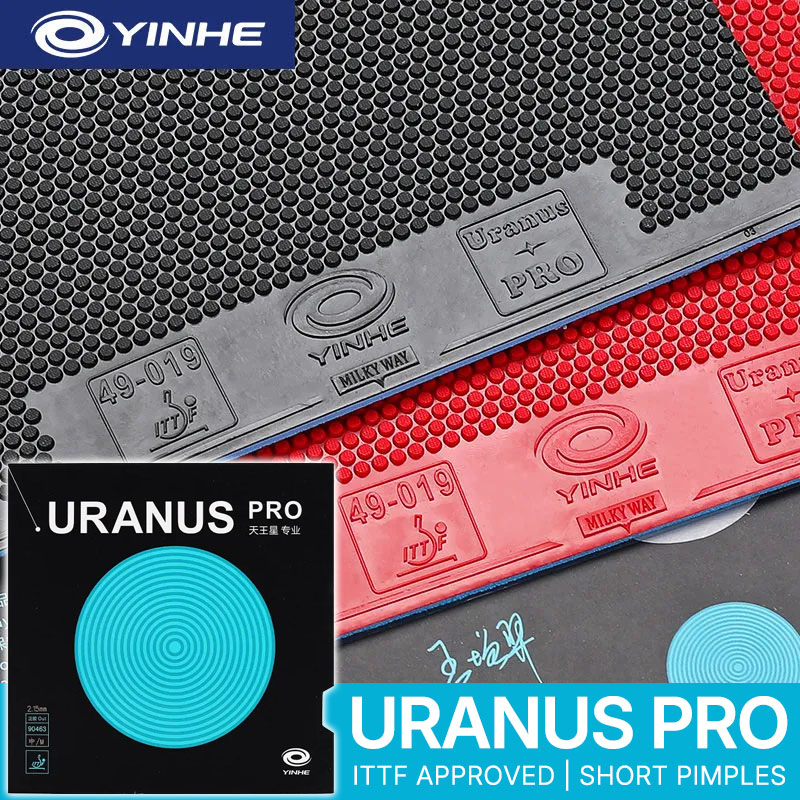 Table Tennis Pro - ยางปิงปองยี่ห้อ YINHE รุ่น URANUS Pro แบบปุ่มสั้น