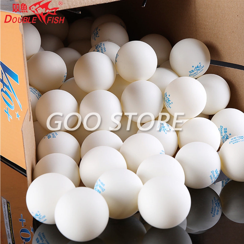 Table Tennis Video Game - ลูกปิงปองดับเบิ้ลฟิช V40+ 1-Star ABS พลาสติกใหม่แบบมีรอยต่อ สำหรับฝึกซ้อม