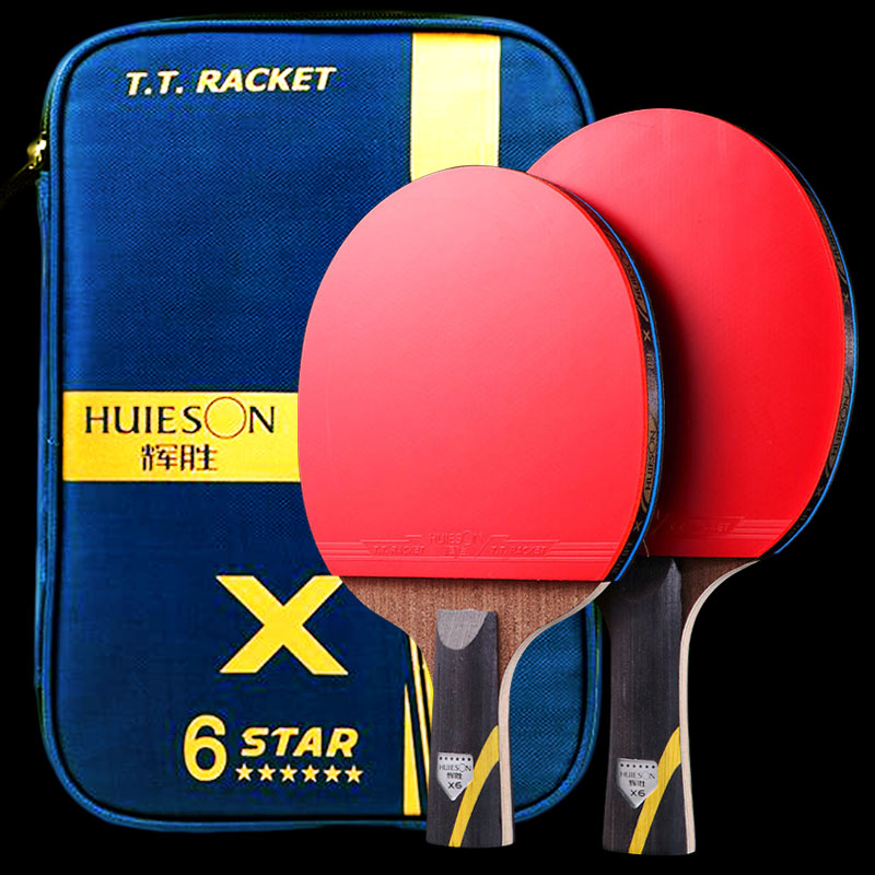 Table Tennis Backhand - Huieson 5/6 ดาวไม้ปิงปองคาร์บอน Offensive Ping Pong