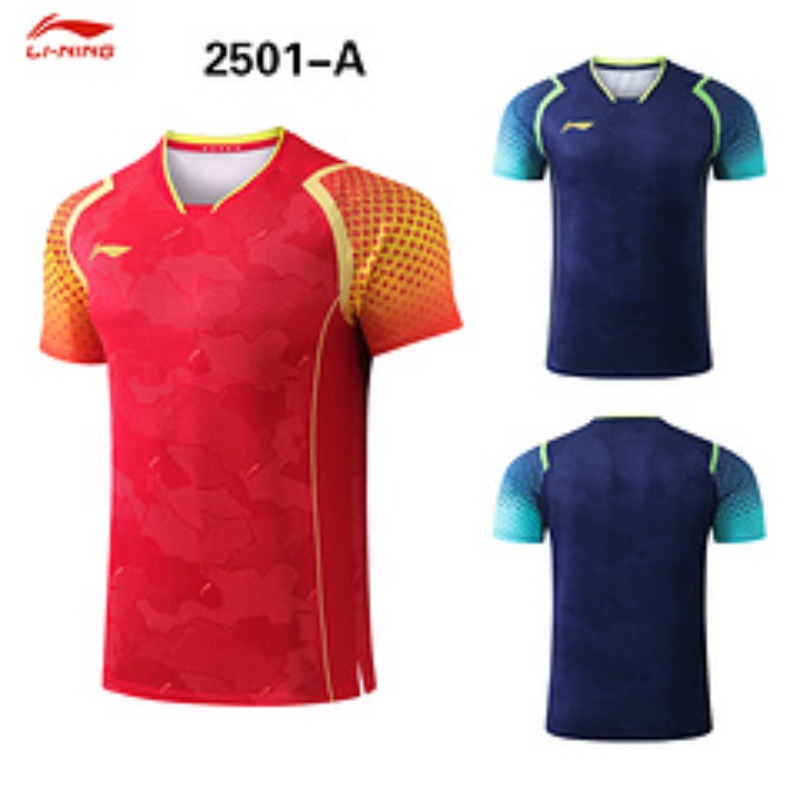 Table Tennis World Team Championship - New Busan World Championships ปิงปองทีมชาติชายสไตล์เดียวกันแห้งเร็ว Breathable