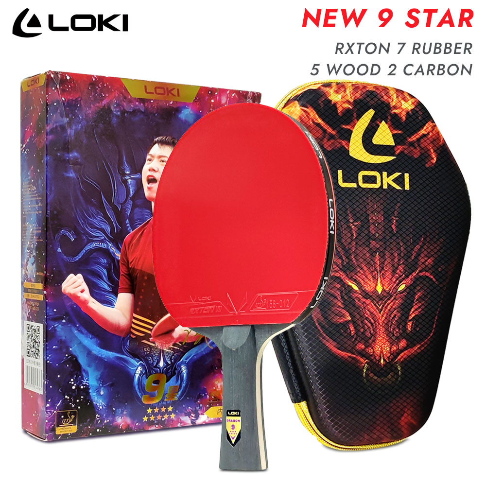 Table Tennis Zhang Jike - LOKI 9 Star ตารางไม้เทนนิสยี่ห้อใหม่ Professional Ping
