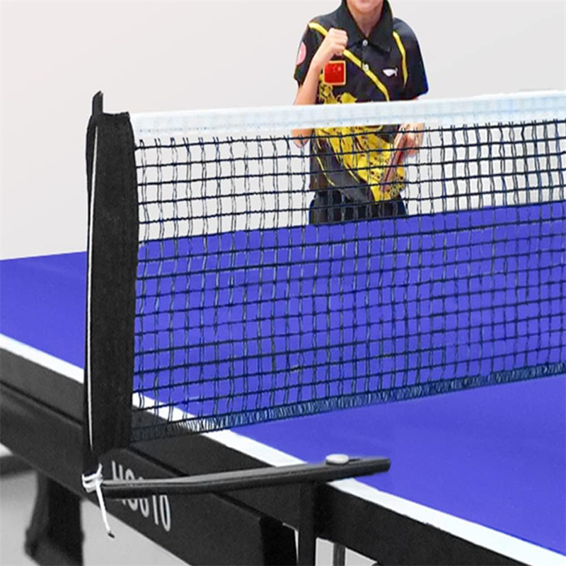 Table Tennis Online - ตาข่ายลายกีฬาปิงปองโพลีเอสเตอร์แบบพกพาชุดเปลี่ยนตาข่ายลายกีฬาปิงปองโพลีเอทิลีนตาข่ายอุปกรณ์เสริมสำหรับเทนนิสโต๊ะ1ชิ้น