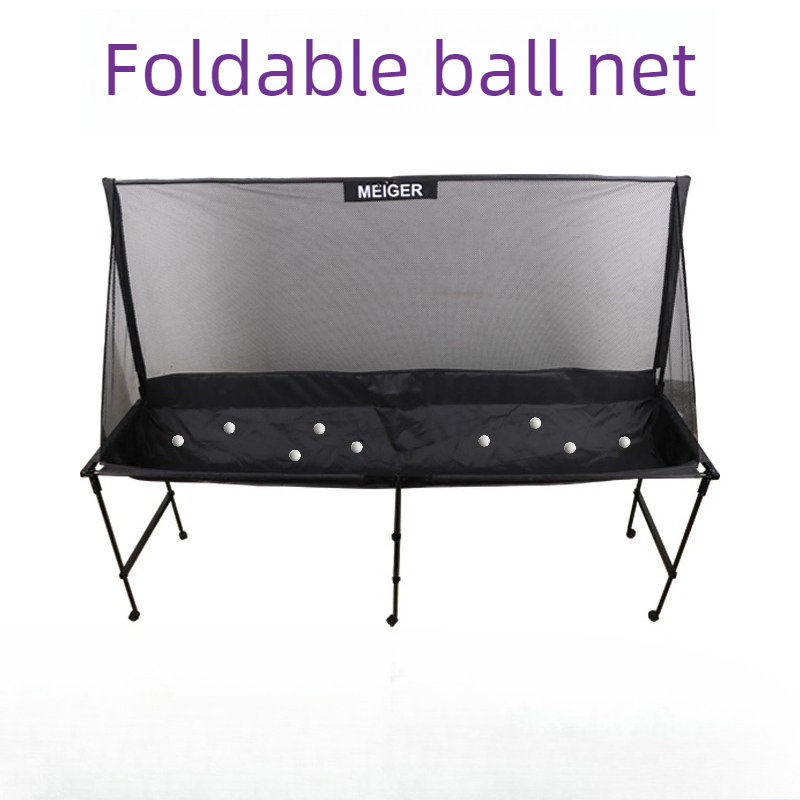 Table Tennis Video Game - ตาข่ายเก็บลูกปิงปองแบบเคลื่อนย้ายได้ ตาข่ายปิงปองความจุขนาดใหญ่ ตาข่ายจับลูกแบบพับได้ อุปกรณ์กีฬาแบบมืออาชีพ