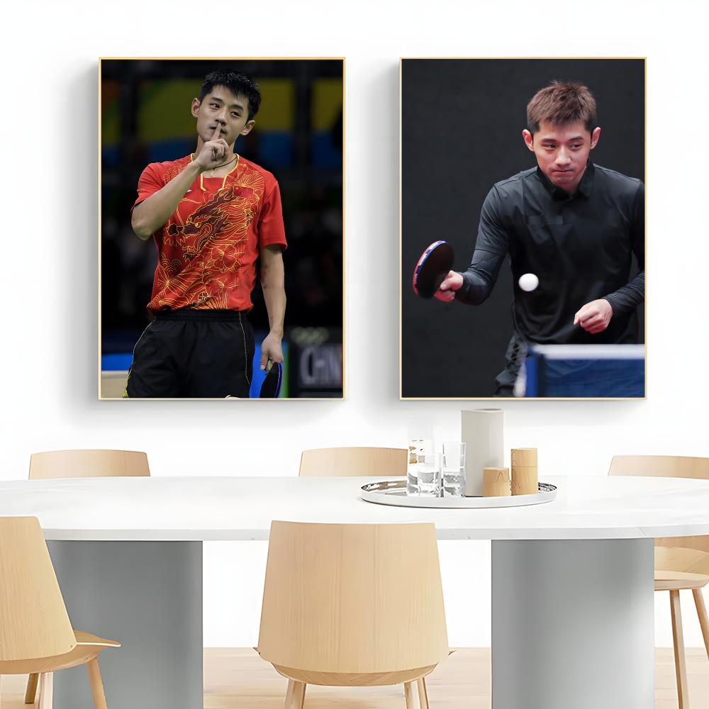 เทเบิลเทนนิสจาง จี๋เค่อโปสเตอร - Table Tennis Zhang Jike บทวิจารณ์และราคา
