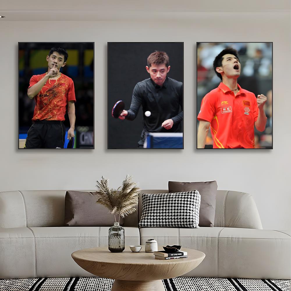 เทเบิลเทนนิสจาง จี๋เค่อโปสเตอร - Table Tennis Zhang Jike บทวิจารณ์และราคา