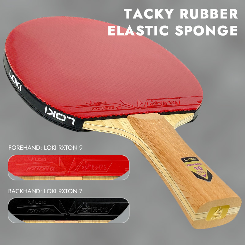 LOKI DRAGON 10 STAR ตารางไม้เท - Table Tennis Zhang Jike บทวิจารณ์และราคา