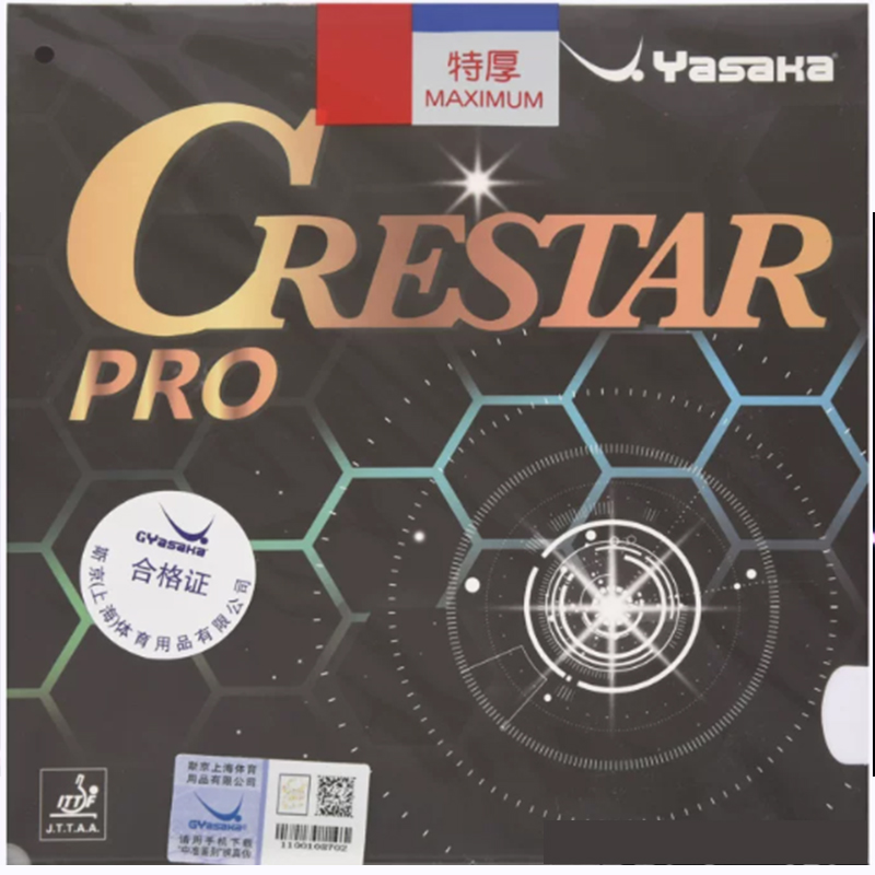 ยางปิงปอง YASAKA CRESTAR PRO S - Table Tennis Pro บทวิจารณ์และราคา