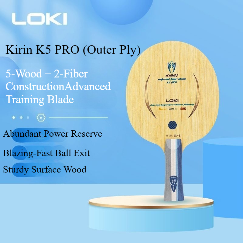 ไม้ปิงปอง LOKI Kirin K5 PRO 5  - Table Tennis Pro บทวิจารณ์และราคา