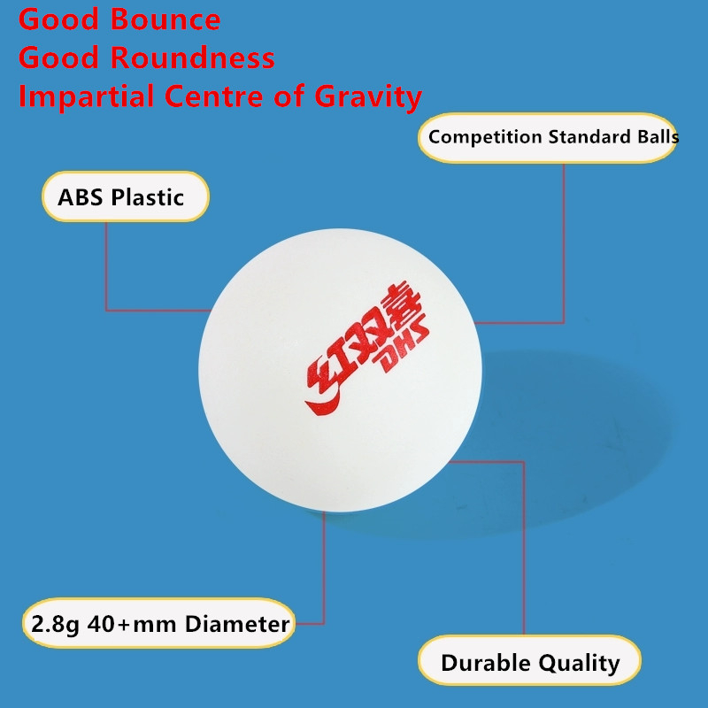 20/50/100 PCS DHS ลูกปิงปอง 40 - Table Tennis Video Game บทวิจารณ์และราคา