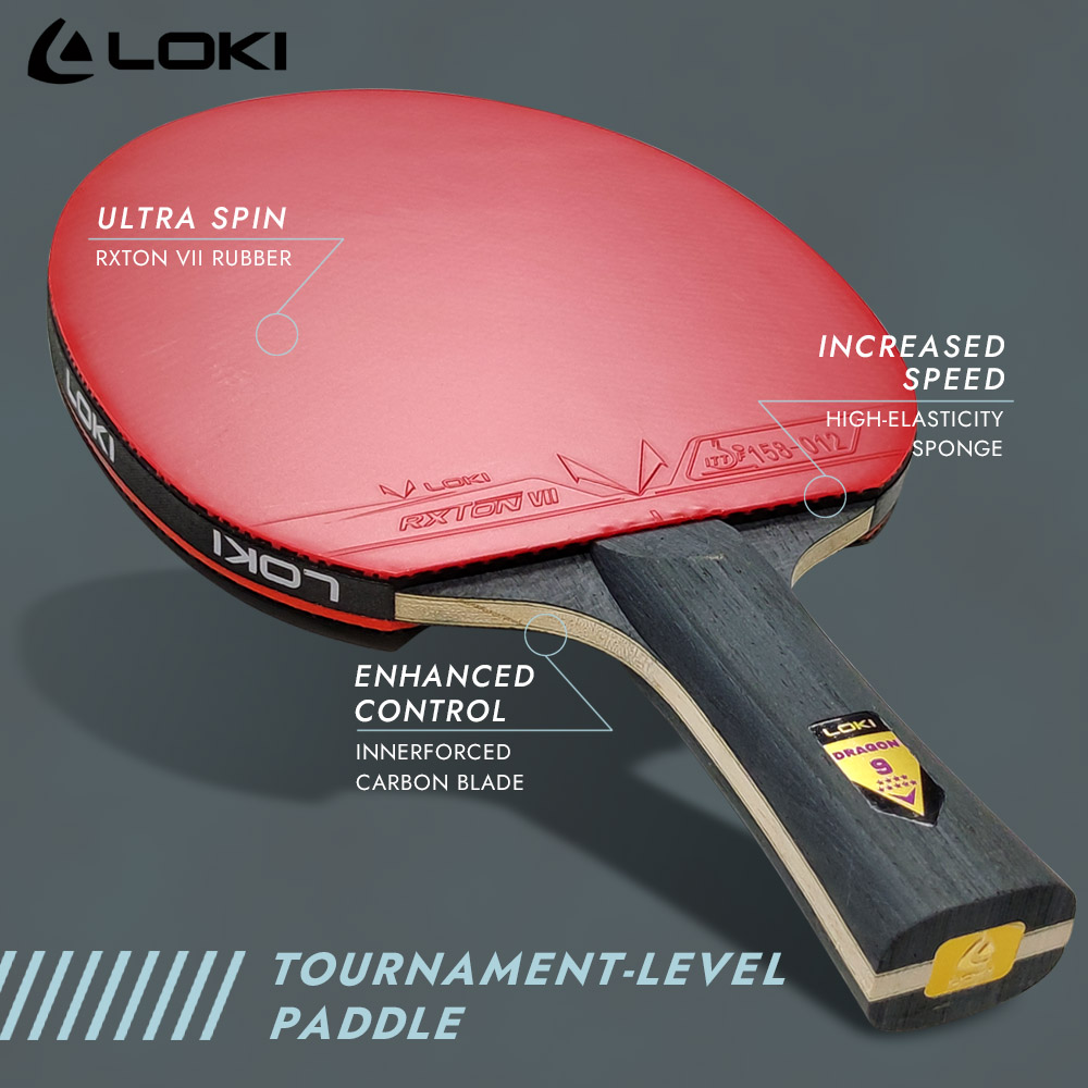 LOKI 9 Star ตารางไม้เทนนิสยี่ห - Table Tennis Zhang Jike บทวิจารณ์และราคา