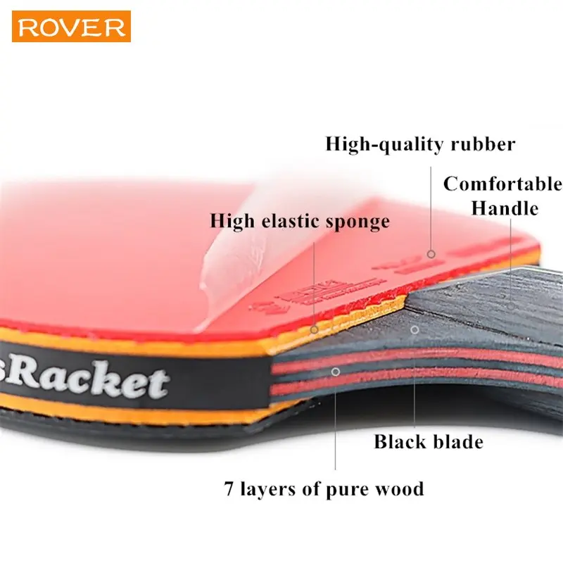5/6 Star ตารางไม้เทนนิส 2PCS P - Table Tennis Backhand บทวิจารณ์และราคา