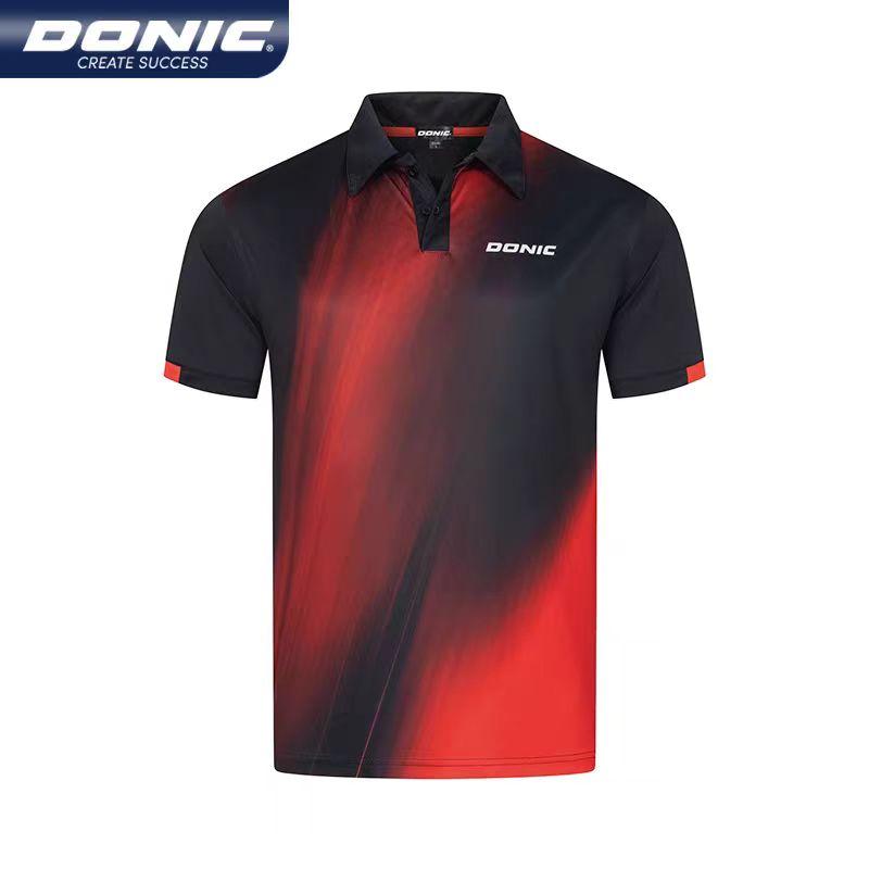 DONIC เสื้อปิงปองคอกลมแขนสั้นเ - Table Tennis Zhang Jike บทวิจารณ์และราคา