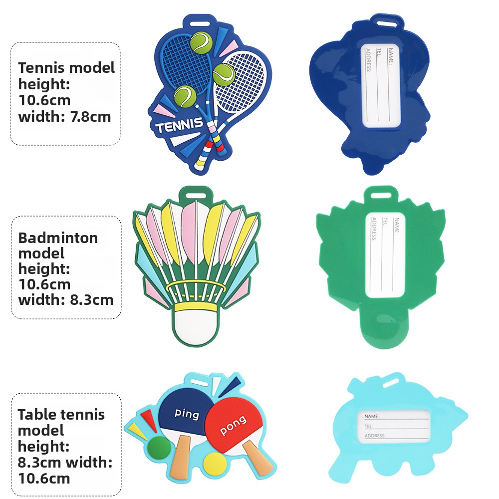 ป้ายกันหายสำหรับกระเป๋าเดินทาง - Table Tennis Information บทวิจารณ์และราคา