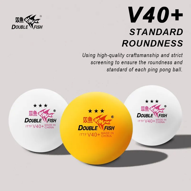 ดับเบิ้ลฟิช 3 สตาร์ V40+ 30/50 - Table Tennis Video Game บทวิจารณ์และราคา