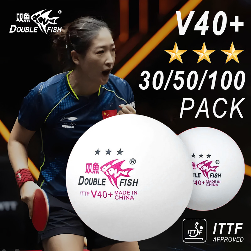 ดับเบิ้ลฟิช 3 สตาร์ V40+ 30/50 - Table Tennis Video Game บทวิจารณ์และราคา