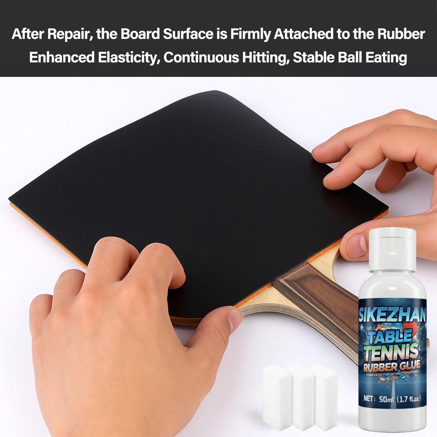กาวติดยางปิงปอง 50 มล. พร้อมฟอ - Rubber Booster Speed บทวิจารณ์และราคา